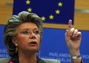 EU Information Society Commissioner Viviane Reding 